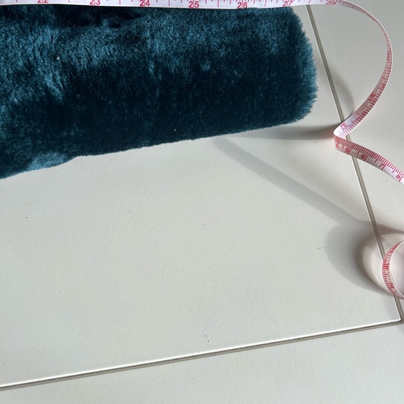 New Dennis Basso Faux Mink Fur Zip Front Coat with Hood size M(10-12) Pine - Picture 8 of 8